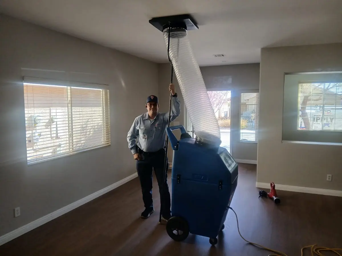 Professional Dryer Vent Cleaning work inside a Deerfield home